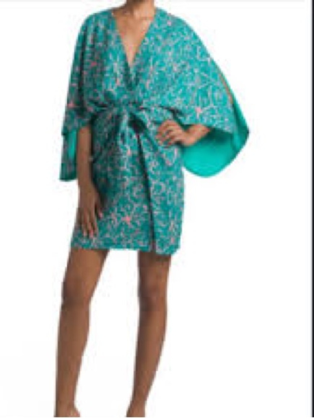 Alexia Admor Teal Floral Mini Dress